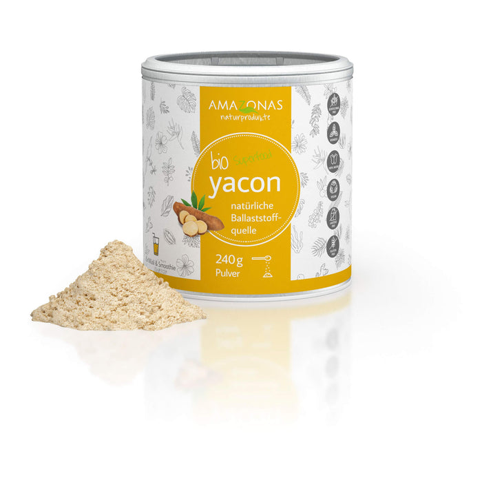 Yacon 100% Bio pur natuerliche Suesse, 240 g PUL