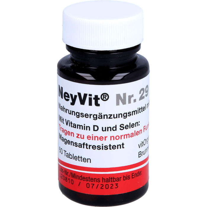 NeyVit Nr. 29 Thymus Tabletten für eine normale Funktion des Immunsystems, 60 pcs. Tablets