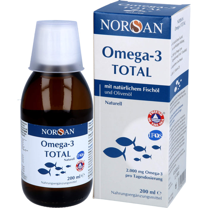 NORSAN Omega-3 Total Naturell Lösung, 200 ml Lösung