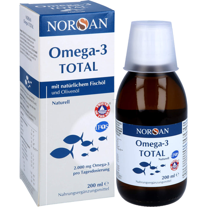 NORSAN Omega-3 Total Naturell Lösung, 200 ml Lösung