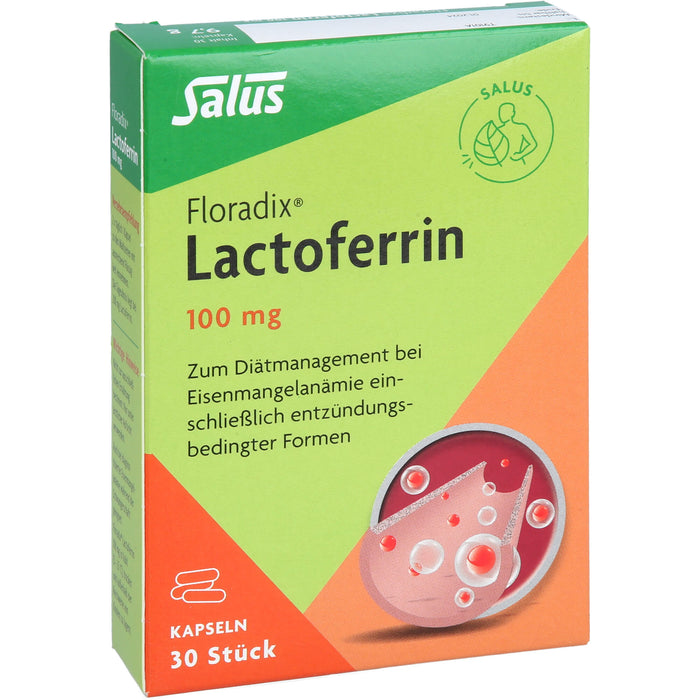 Salus Floradix Lactoferrin 100 mg Kapseln, 30 pcs. Capsules