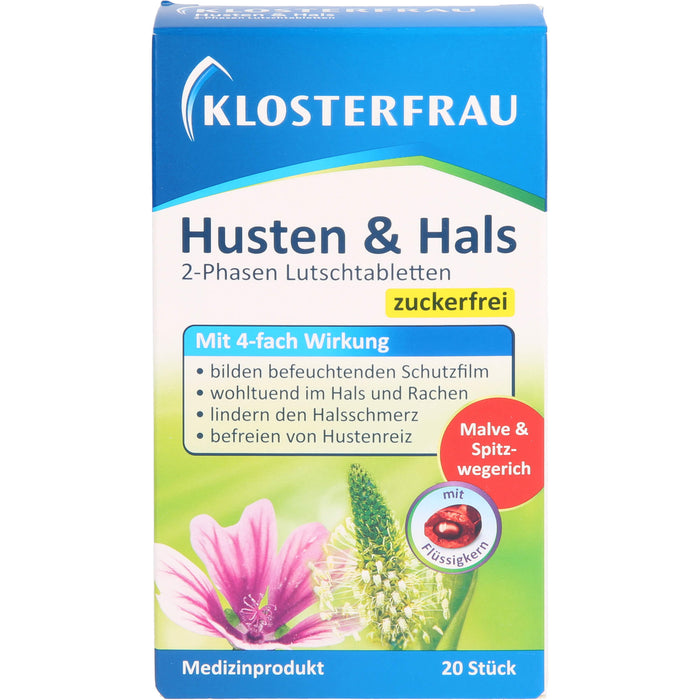 Klosterfrau Husten & Hals, 20 pcs. Tablets