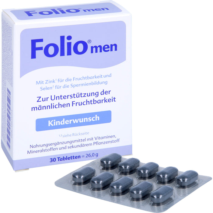 Folio men Kinderwunsch Tabletten, 30 St. Tabletten