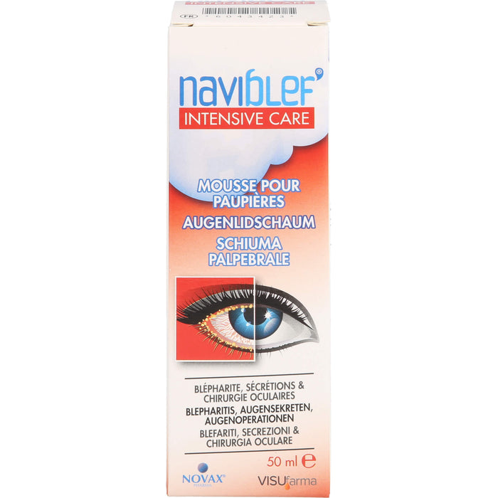 naviblef Intensive care Augenlidschaum, 50 ml Mousse