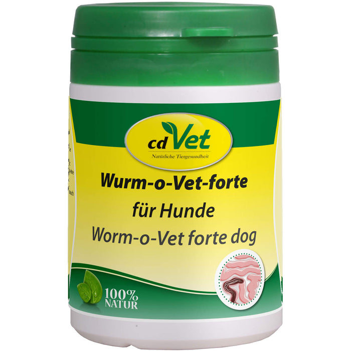 cdVet Wurm-o-Vet forte für Hunde Pulver, 75 g Pulver