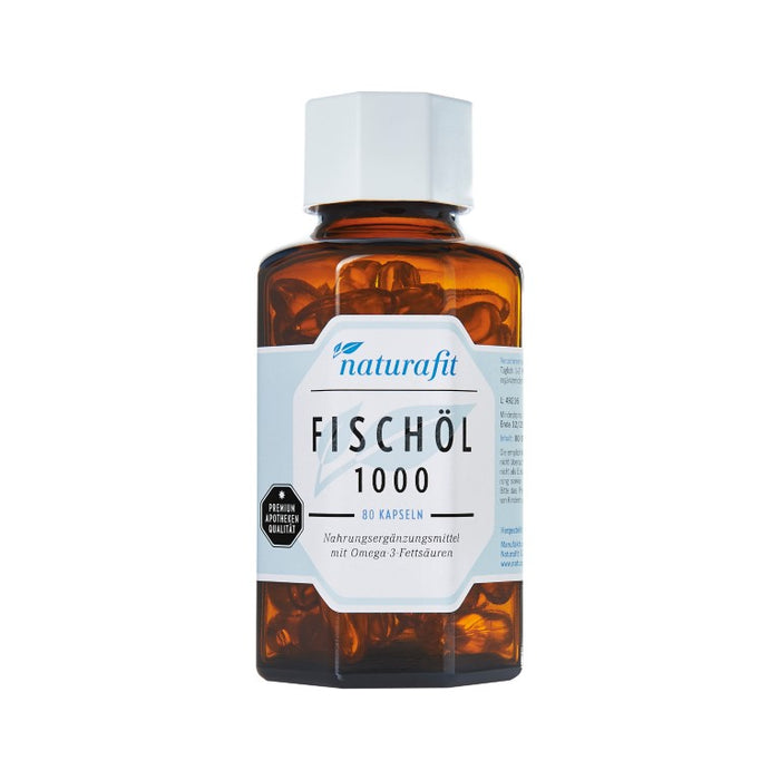 naturafit Fischöl 1000 Kapseln, 80 pcs. Capsules