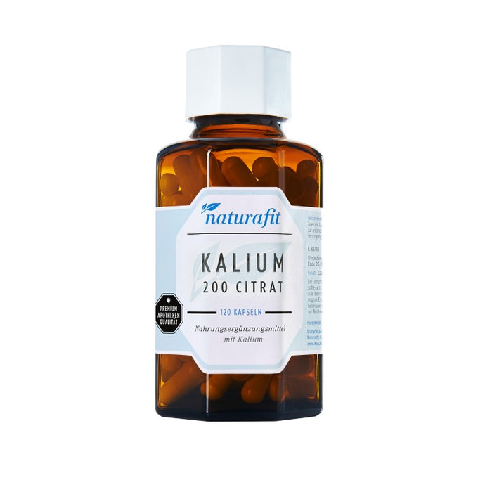 naturafit Kalium 200 Citrat Kapseln, 120 St. Kapseln