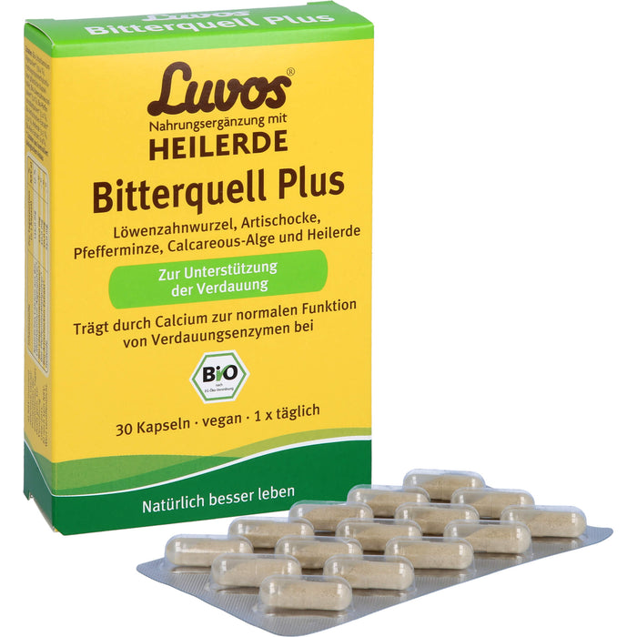 Luvos Heilerde bio Bitterquell Plus Kapseln, 30 pc Capsules