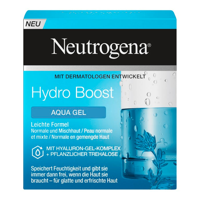 Neutrogena Hydro Boost Aqua Gel zur optimalen Feuchtigkeitsversorgung der Haut, 50 ml Gel