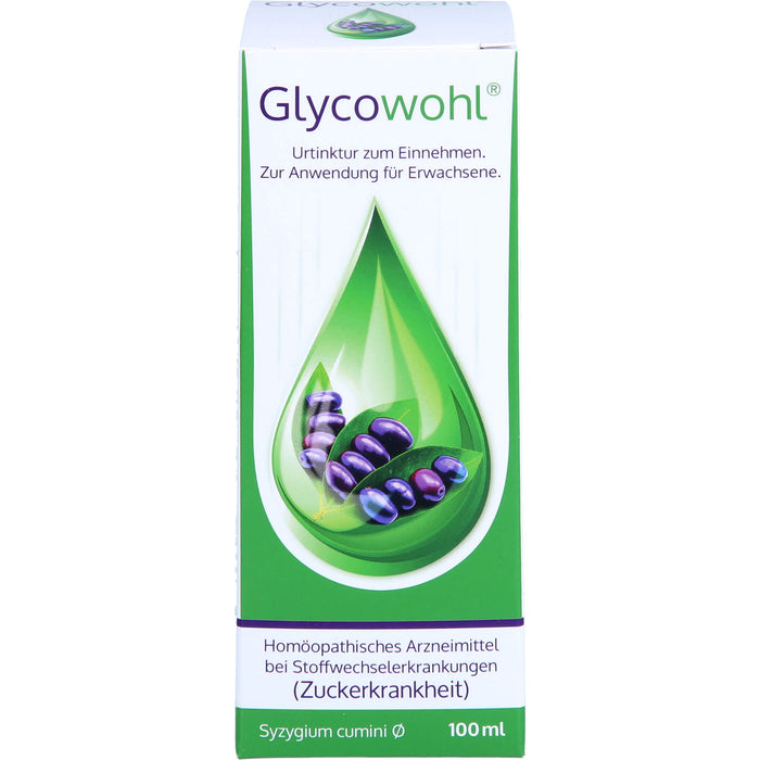 Glycowohl Urtinktur zum Einnehmen bei Stoffwechselerkrankungen, 100 ml Lösung