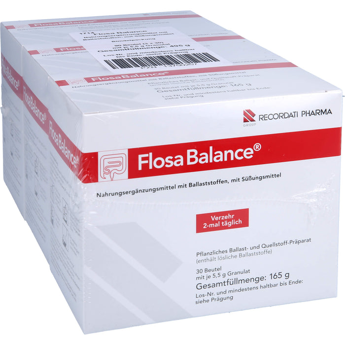 Flosa Balance Granulat pflanzliches Ballast- und Quellstoff-Präparat, 90 pcs. Sachets