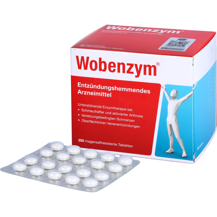 Wobenzym Tabletten entzündungshemmendes Arzneimittel, 200 St. Tabletten