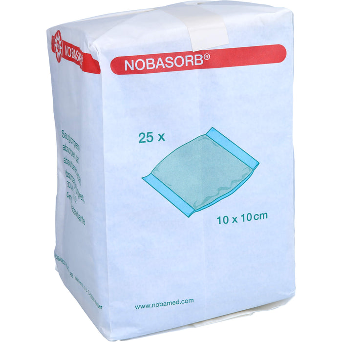 NOBASORB Saugkompressen 10x10 cm, 25 St KOM