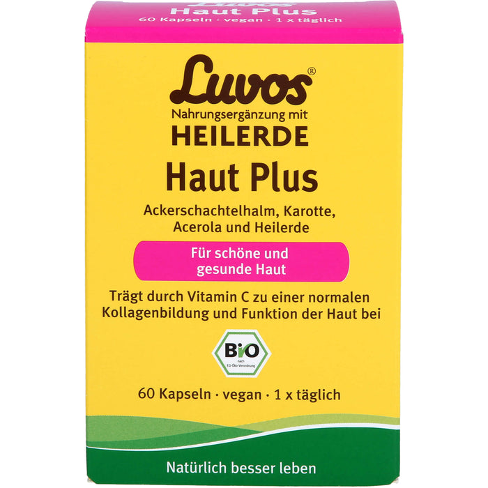 Luvos Heilerde BIO Haut Plus Kapseln für schöne und gesunde Haut, 60 pc Capsules