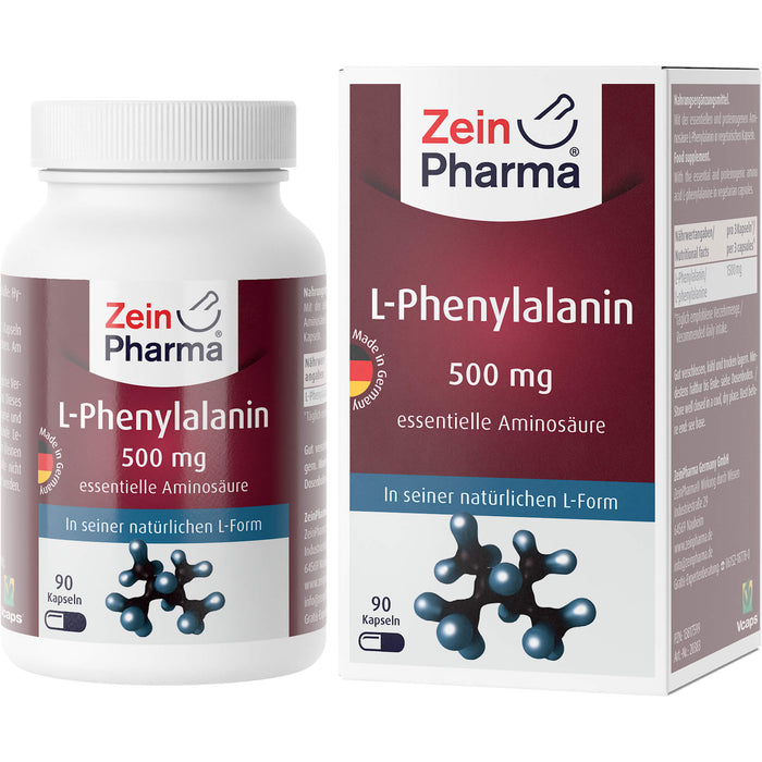 L-Phenylalanin 500 mg veg. HPMC Kaps. Zein Pharma, 90 St KAP