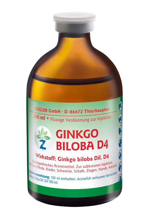 ZIEGLER Ginkgo biloba D 4 Dilution, 100 ml Solution