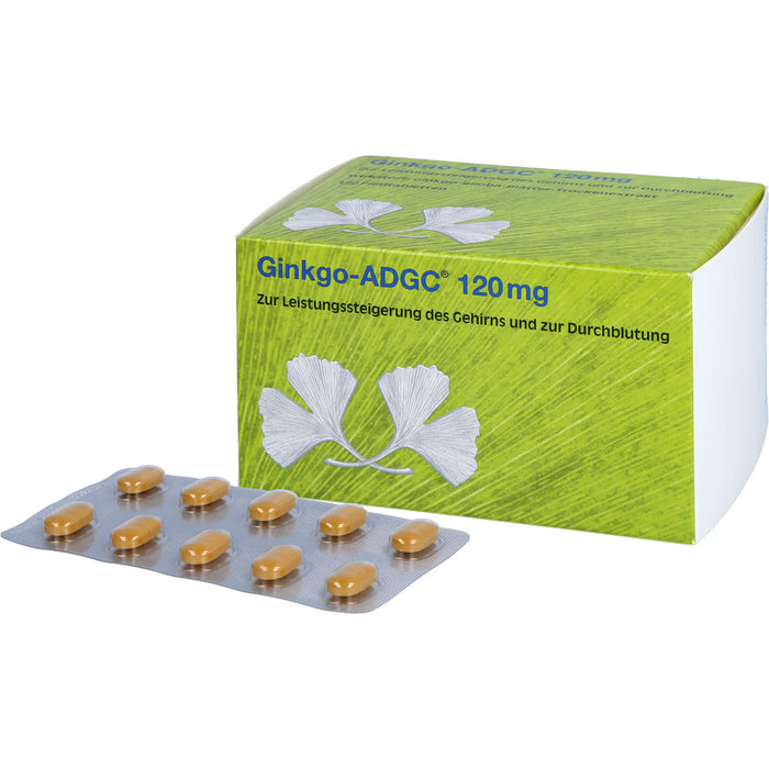 Ginkgo-ADGC 120 mg, Filmtabletten, 120 pcs. Tablets