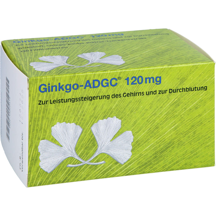 Ginkgo-ADGC 120 mg, Filmtabletten, 120 pcs. Tablets