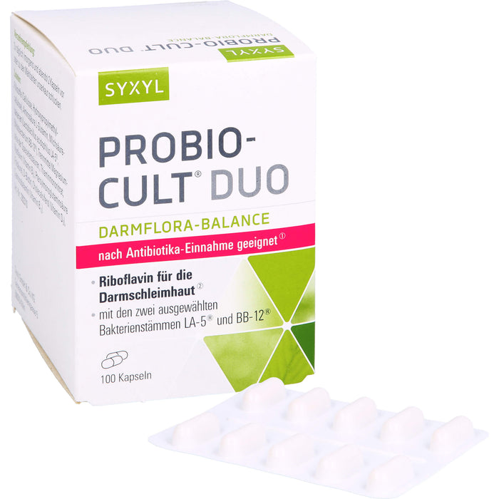 SYXYL Probio-Cult Duo Darmflora-Balance Kapseln, 100 pc Capsules