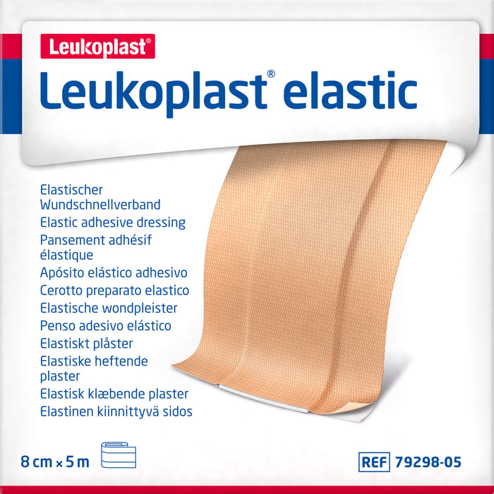 Leukoplast Elastic Pflaster 8 cm x 5 m Rolle, 1 St PFL