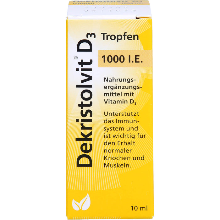 Dekristolvit D3 Tropfen 1000 I.E., 10 ml Solution