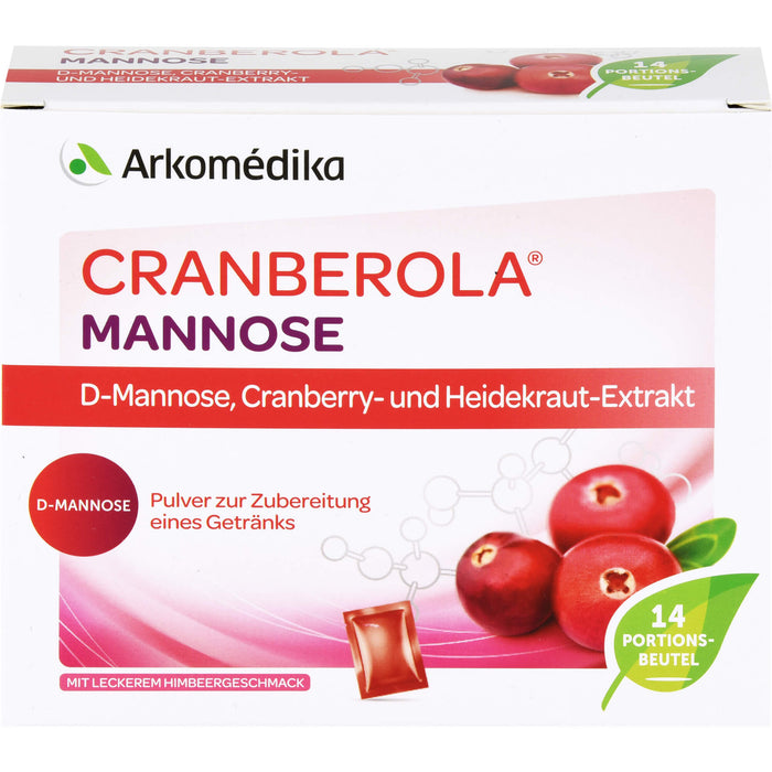 Arkomédika Cranberola Mannose Pulver, 14 pc Sachets