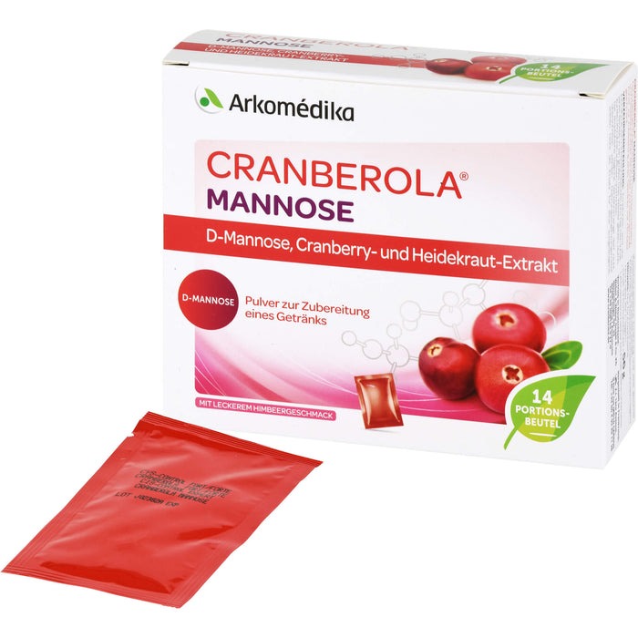 Arkomédika Cranberola Mannose Pulver, 14 pcs. Sachets