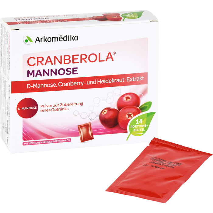 Arkomédika Cranberola Mannose Pulver, 14 pc Sachets