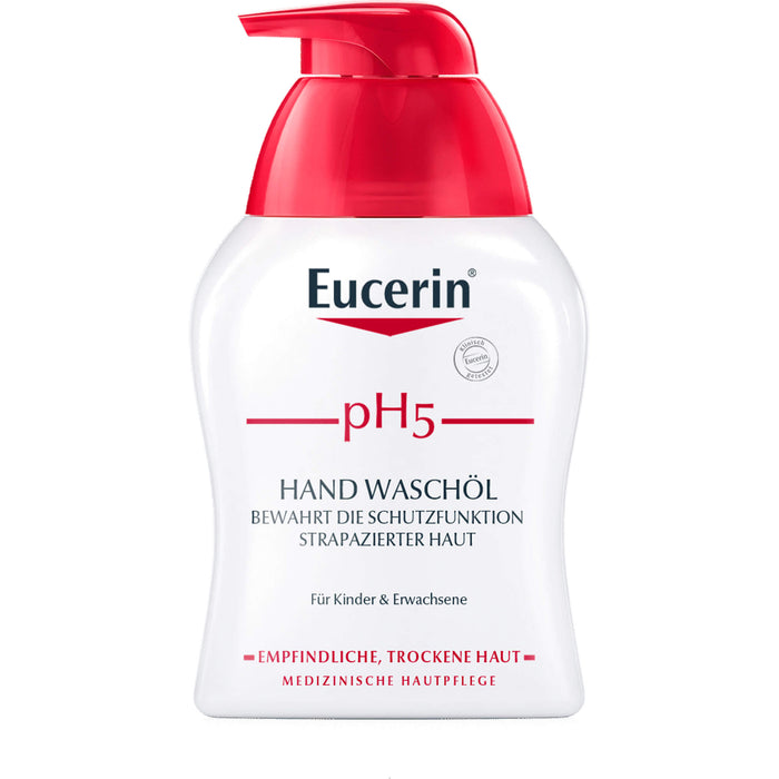 Eucerin pH5 Hand-Waschöl für empfindliche, trockene Haut, 250 ml Öl