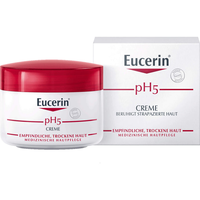 Eucerin pH5 Creme beruhigt strapazierte Haut, 75 ml Crème