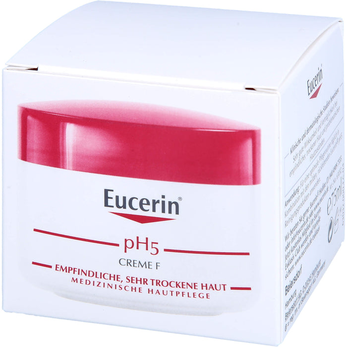 Eucerin pH5 Creme F Empfindliche Haut, 75 ml Crème