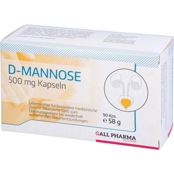 D-MANNOSE 500Mg GPH KAPSELN, 90 St KAP