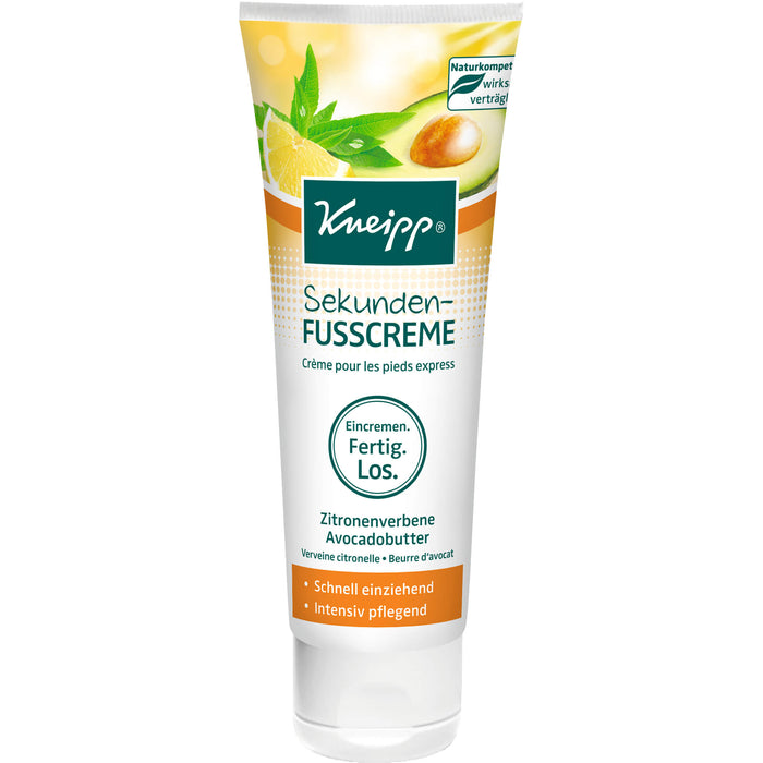 Kneipp Sekunden Fußcreme schnell einziehend, intensiv pflegend, 75 ml Cream