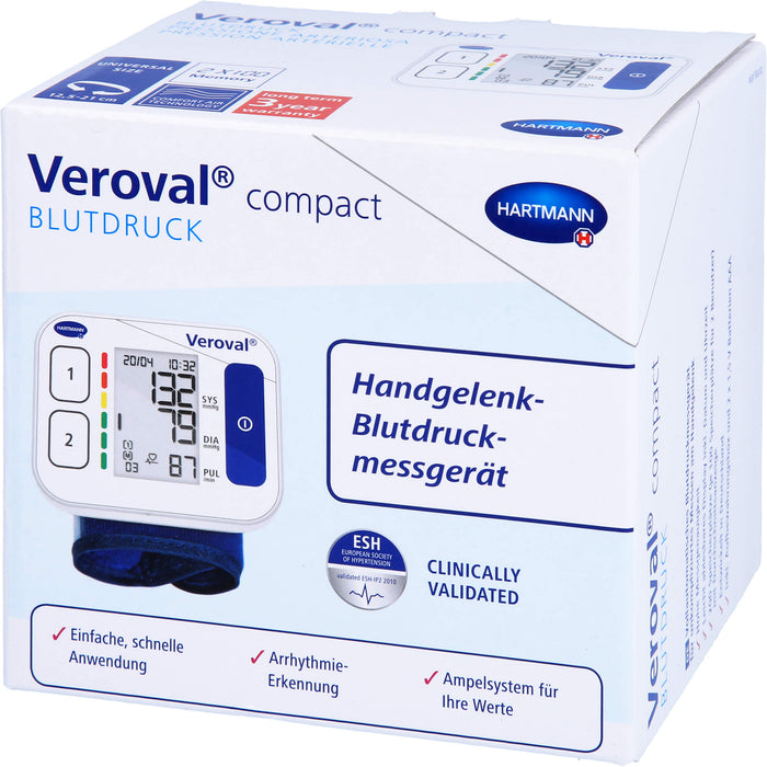 Veroval compact Handgelenk-Blutdruckmessgerät, 1 St