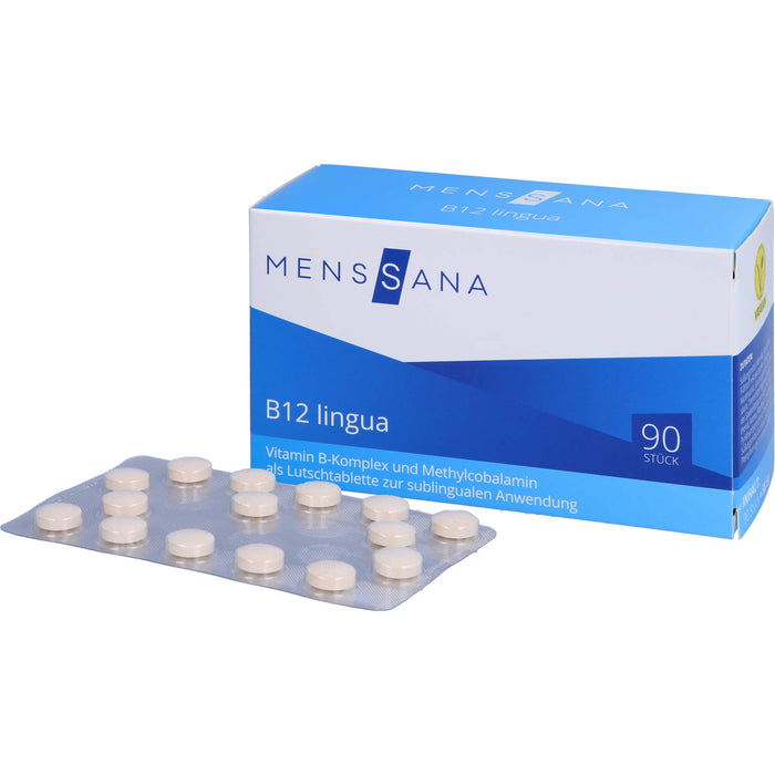 MensSana B12 lingua Lutschtabletten, 90 St. Tabletten