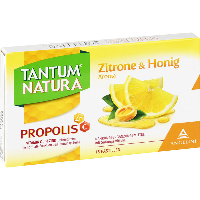 Tantum Natura Propolis mit Zitrone & Honig Aroma, 15 St LUP