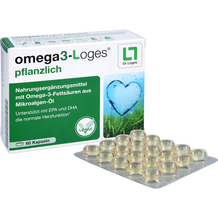 omega3-Loges pflanzlich Kapseln, 60 pcs. Capsules