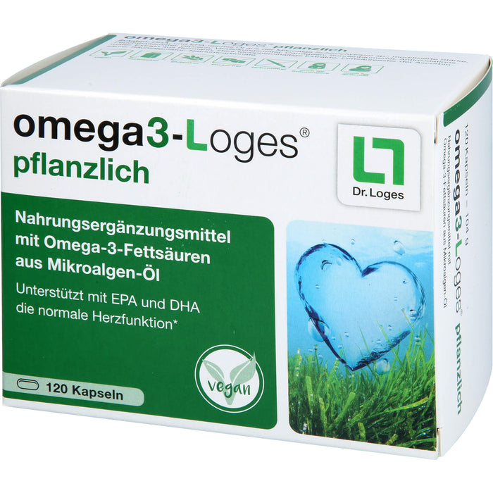 omega3-Loges pflanzlich Kapseln, 120 pcs. Capsules