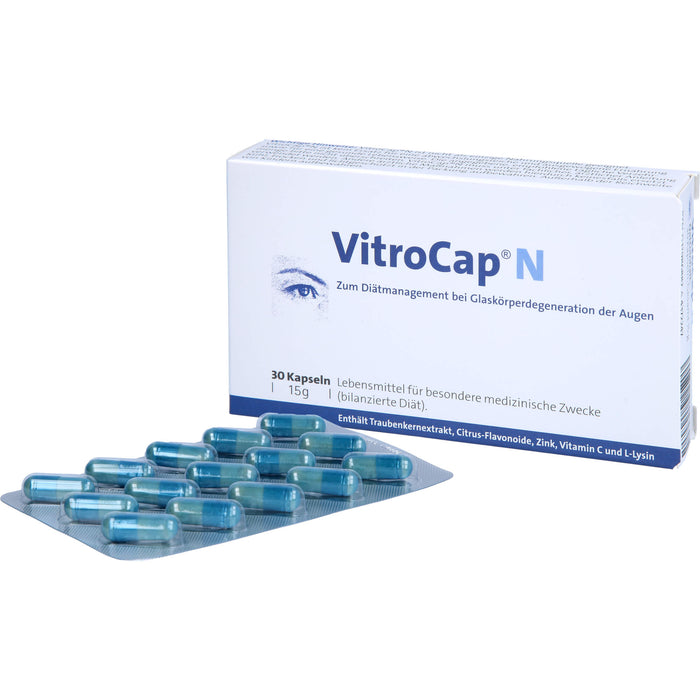 VitroCap N Kapseln bei Glaskörperdegeneration der Augen, 30 pc Capsules