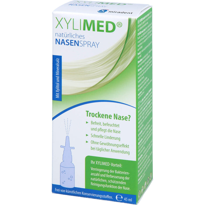 Miradent Xylimed Nasenspray natürlich, 45 ml Lösung