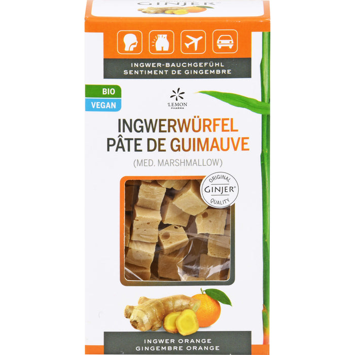 Ingwer GINJER Ingwerwürfel Orange, 60 g WUE