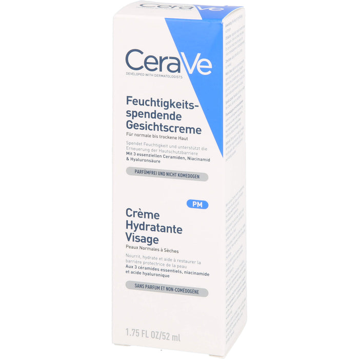 CeraVe feuchtigkeitsspendende Gesichtscreme, 52 ml Creme