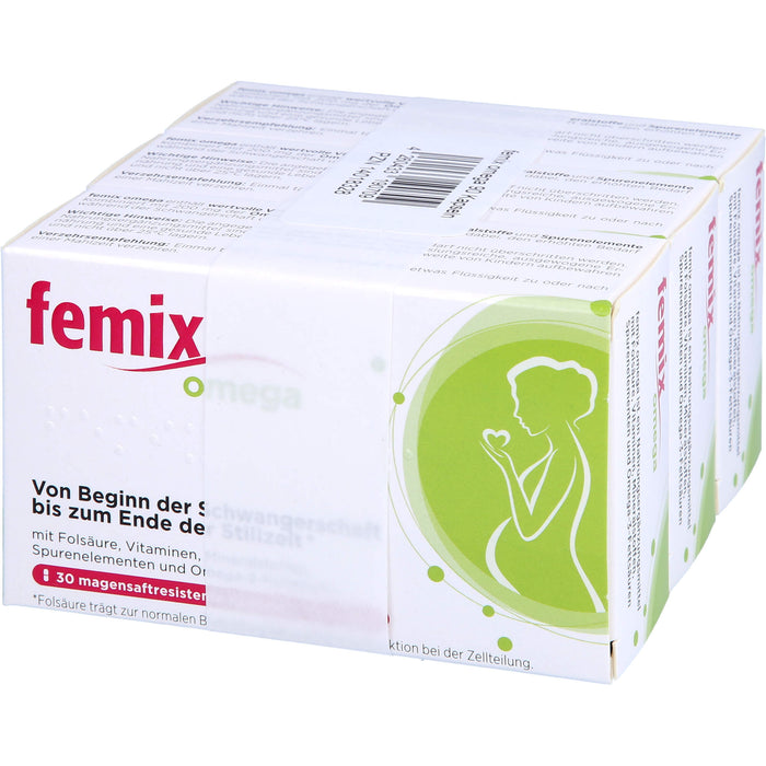 Femix Omega Kapseln Schwangerschaft & Stillzeit, 90 pc Capsules