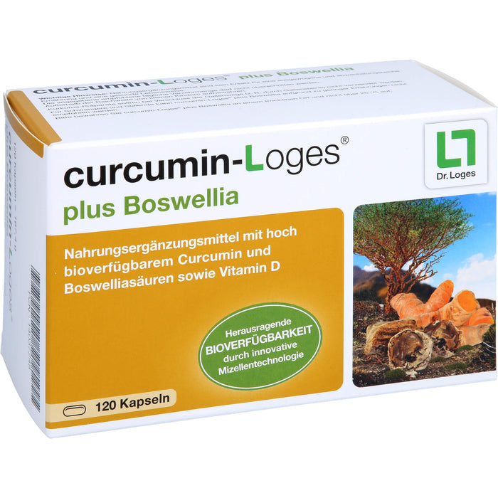 curcumin-Loges plus Boswellia Kapseln, 120 pcs. Capsules