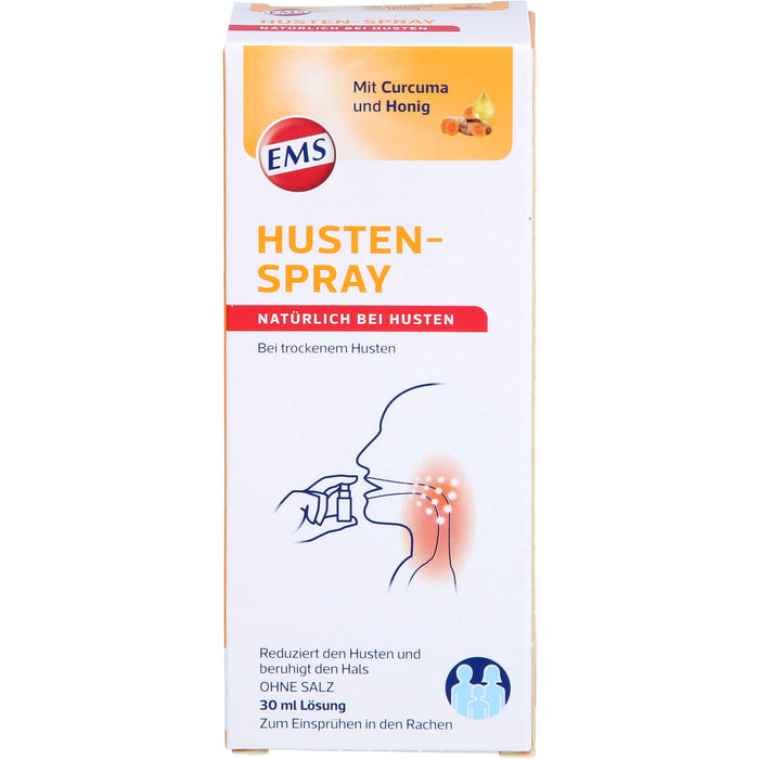 EMS Hustenspray bei trockenem Husten, 30 ml Solution