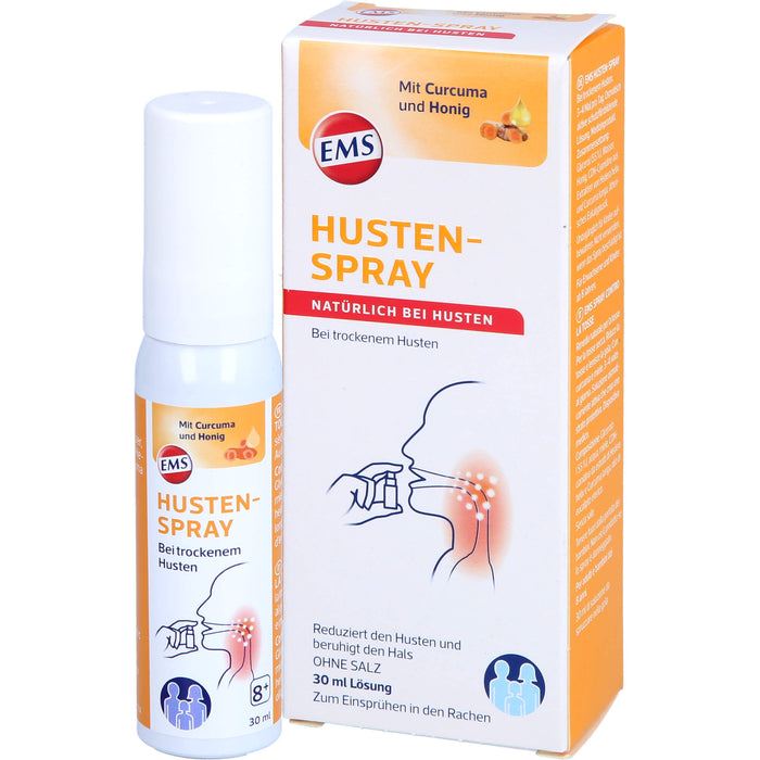 EMS Hustenspray bei trockenem Husten, 30 ml Solution