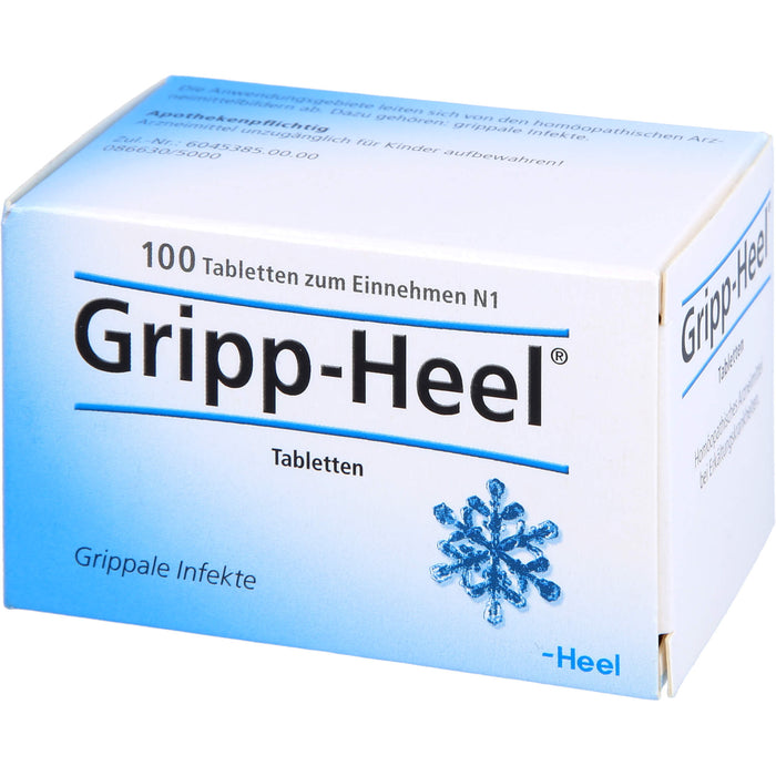 Gripp-Heel Tabletten bei grippalen Infekten, 100 St. Tabletten