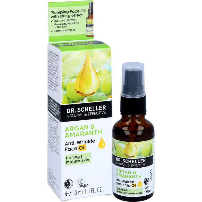 Dr. Scheller Argan&Amaranth Anti-Falten Ges oel, 30 ml OEL