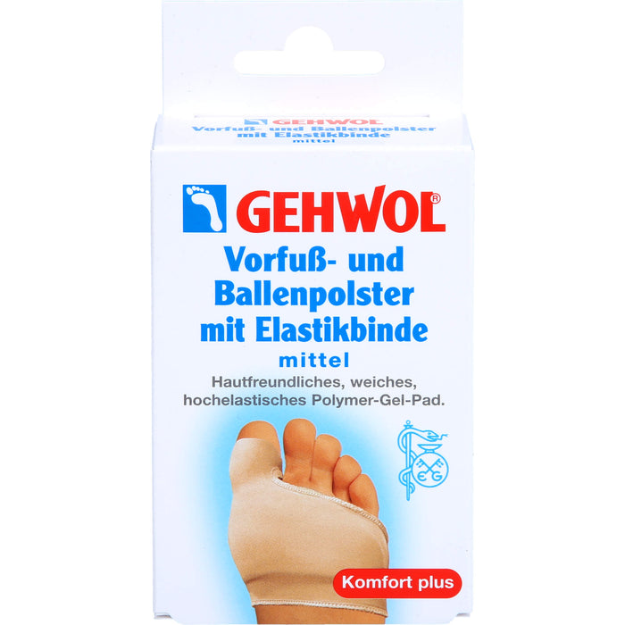 GEHWOL Vorfuß-u. Ballenpolster mit Elastikbinde mi, 1 St