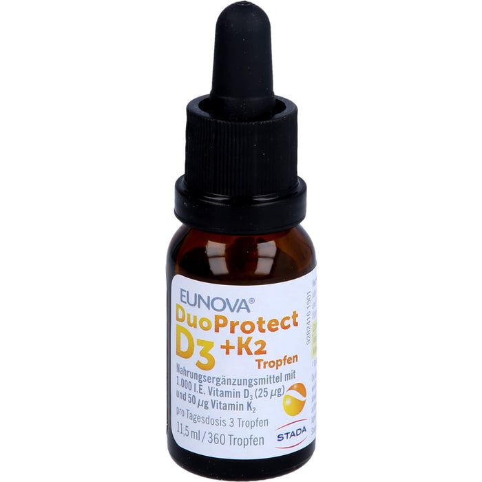 EUNOVA DuoProtect D3 + K2 Tropfen, 11.5 ml Solution